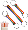 3PCS Elastic Luggage Straps for Suitcases, Strong Adjustable Luggage Connector by JoyLine