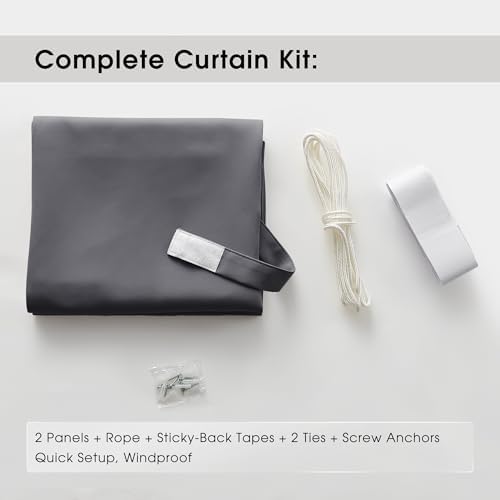 NICETOWN Rod-Free Outdoor Curtains - Image 5
