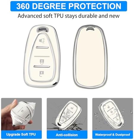 QBUC for Chevy Key Fob Cover, 3-Button Design - Image 5