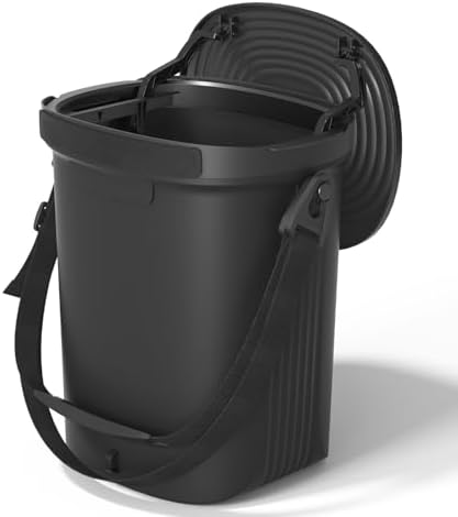 Garoopion Soft Silicone Car Trash Can 1.9 Gallon by Garoopion