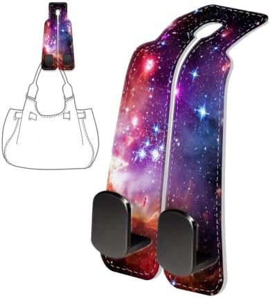 PU Leather Car Seat Hook, Storage Headrest Hanger, Cute Car Backseat Organizer - Image 6