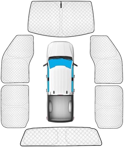 KMF 6pcs Thicken Full Window Sun Shades by KMF