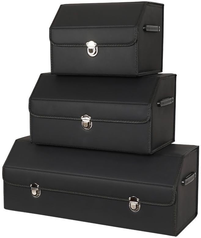 Car Trunk Organizer Leather Storage Box - Image 5
