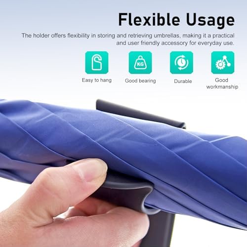 2 PCS Car Umbrella Holder Hooks, Self-Adhesive Trunk Organizer Clips - Image 7