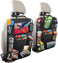 2PCS Car Backseat Organizer, Oxford Car Back Seat Protecter Kick Mat by Unknown