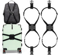 2 Pack Luggage Straps for Suitcases, Adjustable Elastic Travel Belt by Unknown