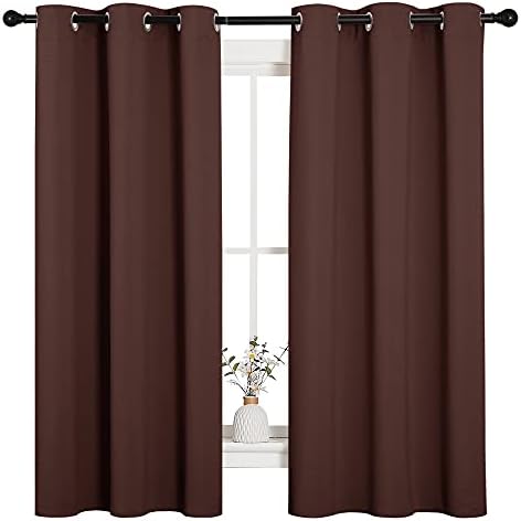NICETOWN Nursery Essential Thermal Insulated Solid Grommet Top Blackout Curtains - Image 2