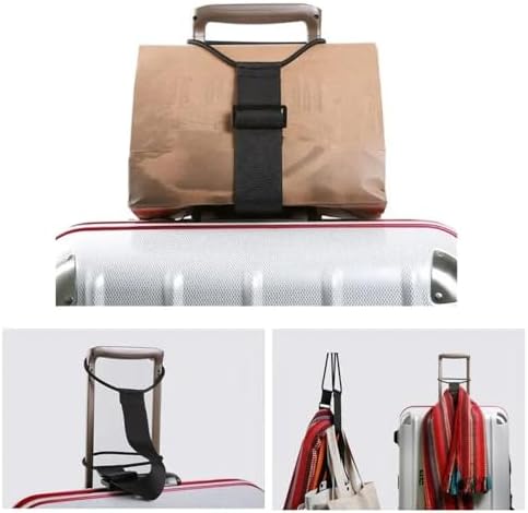 2 Pack Luggage Straps for Add a Bag Bungees Lightweight Easy Elastic Wrap Belts - Image 4