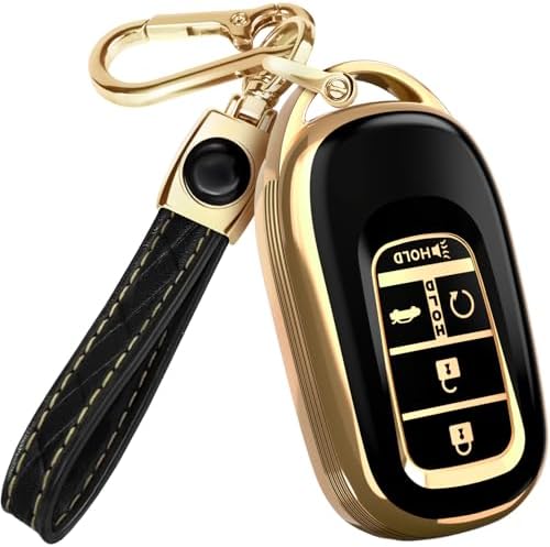 Lucrum Compatible with Honda Key Fob Cover & Keychain by Lucrum