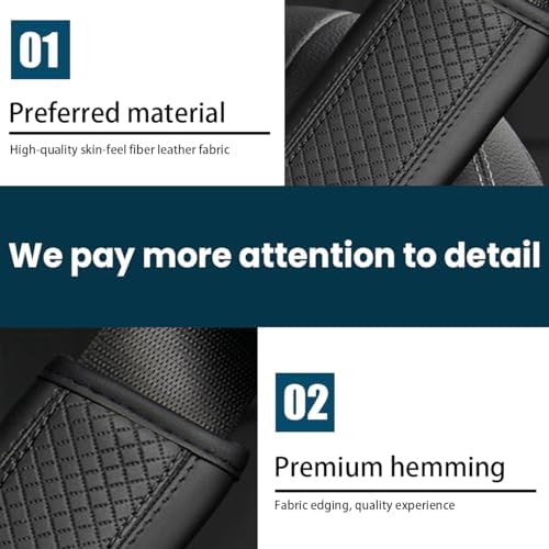 Osilly 2PCS Fiber Leather Seat Belt Shoulder Pads - Image 2