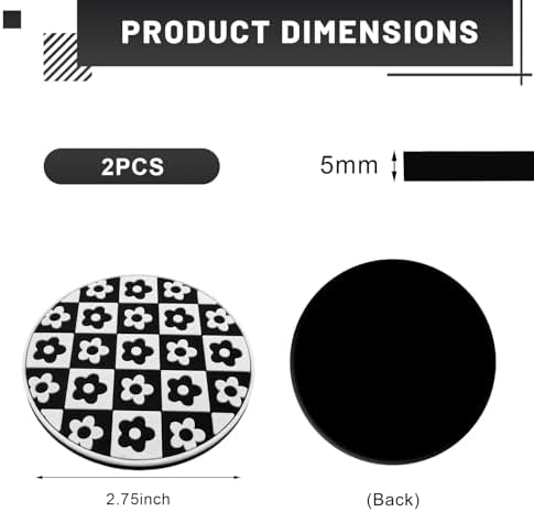 2 PCS Car Cup Coasters, 2.76 Inch Shockproof Auto Cup Holder Insert Coaster - Image 2