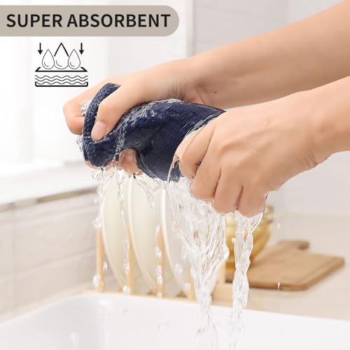 Kitinjoy 100% Cotton Waffle 6-Pack Kitchen Towels - Image 3