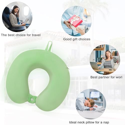 Neck Pillow for Travel U Shape Memory Foam Pillows - Image 6