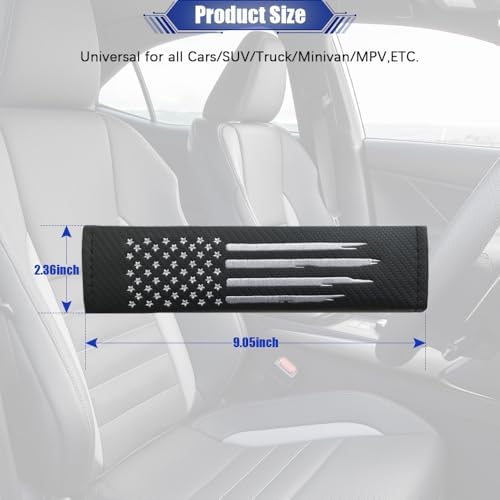 JDDRY 2PC Car Seat Belt Covers Pads, Seat Strap Pads - Image 2