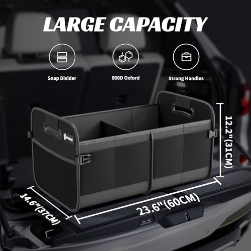 Sposuit Trunk Organizer for Car - 70L Collapsible Car Storage - Image 2