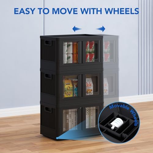 FLEXIMOUNTS 110 QT Stackable Plastic Storage Bins - Image 6