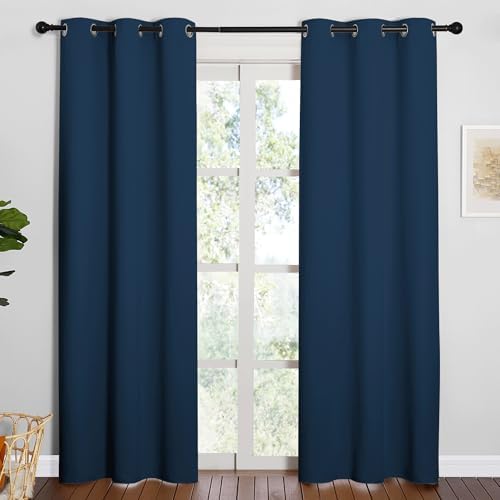 NICETOWN Moroccan Blue Blackout Curtains by NICETOWN