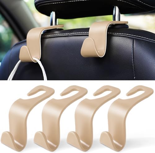 LivTee Car Seat Headrest Hook, Auto Seat Hook Hangers Storage Organizer by LivTee