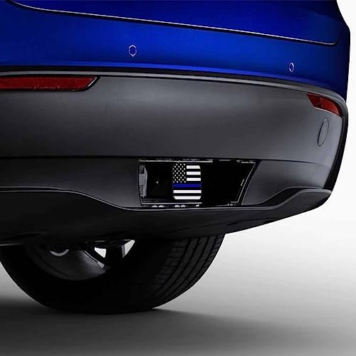 Trailer Hitch Receiver Covers Thin Blue Line American Flag Hitch Cover Protector - Image 4