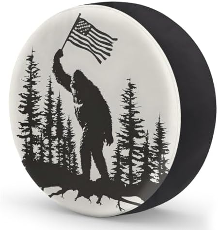 Bigfoot Spare Tire Cover 15in Spare Wheel Covers Tire Storage Cover - Image 2