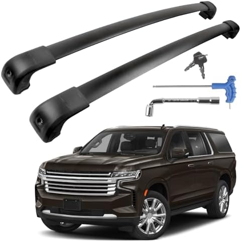 330LB Roof Rack Cross Bars Fit for 2021-2026 Suburban Tahoe Cargo Bars by GDYDI