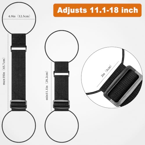 Mayski 4 Pack Adjustable Elastic Luggage Connector Straps - Image 5