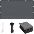 Cool Area Sun Shade Cloth with Grommets, Dark Grey by CoolArea
