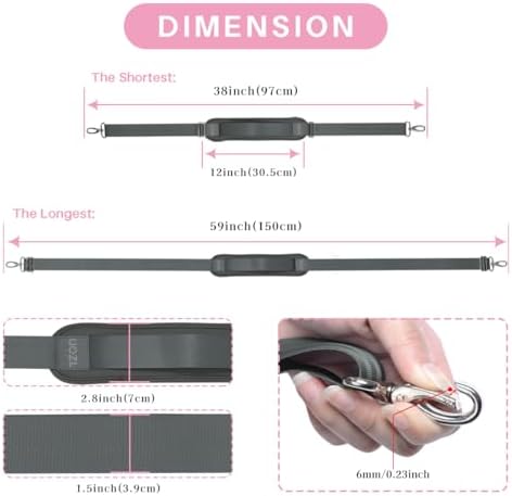 59 Inch Shoulder Straps, Soft - Image 3