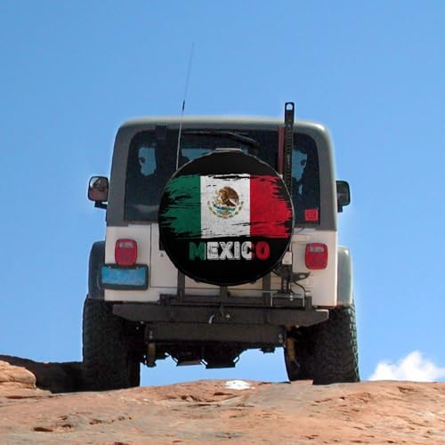 Mexico Flag Tire Covers, Dust-Proof Weatherproof Wheel Covers Wheel Tire - Image 5