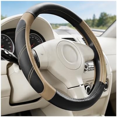 Car Steering Wheel Cover, 14.5-15" by BCOWPV