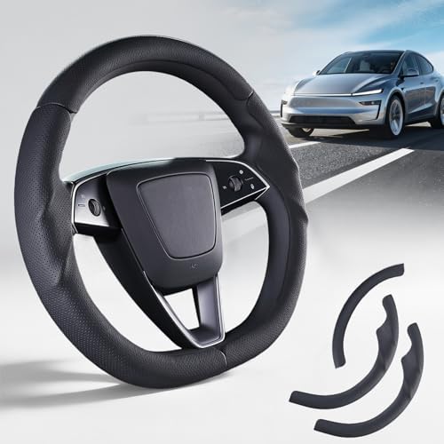 Steering Wheel Cover for Tesla Model Y 2025- Present/Model 3 Highland by Unknown
