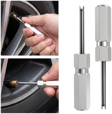2 Pcs Tire Valve Core Removal Tool, Valve Stem Core Remover - Image 7