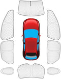 KMF 8pcs Thicken Sun Shades for Mazda CX-30 Accessories 2019-2026, Custom Fit by KMF