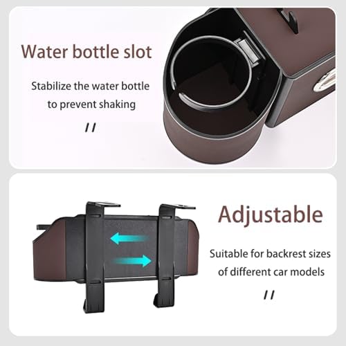 Back Seat Car Organizer, 4 in 1 Multifunctional Car Back Seat Storage Box - Image 5