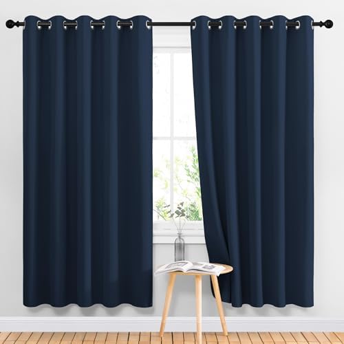 NICETOWN Navy Blackout Curtains by NICETOWN
