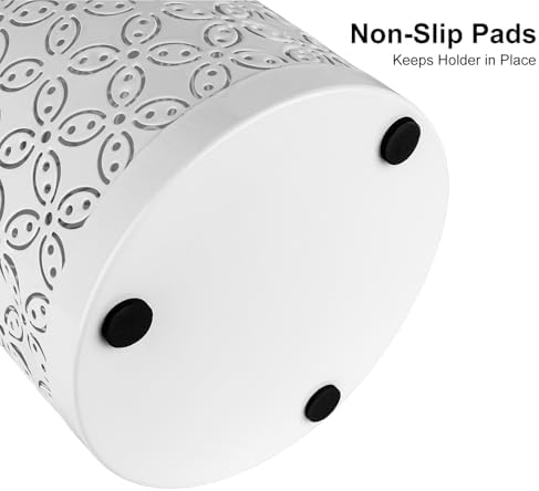 Metal Round Umbrella Stand Rack, Free Standing Umbrella Holder Bin, Canes - Image 2