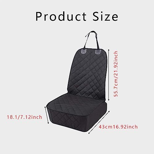Zufoty Waterproof Front Seat Car Cover, Pet Front Cover - Image 2