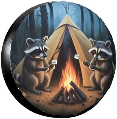 Adventure Raccoons Spare Tire Cover by TZBVTAU