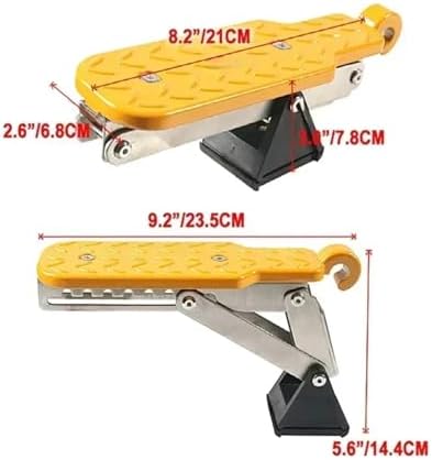 Car Roof Rack Step Foldable Car Door Step Multifunction Universal Aluminium - Image 3