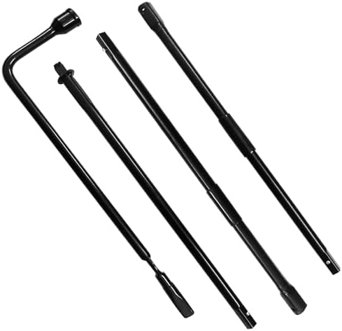 Spare Tire Removal Tool Kit Tire Lug Wrench Handle Fit - Image 2