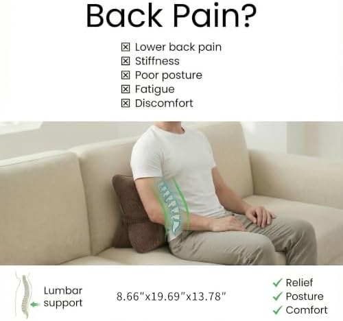 Pat. Pend. Corduroy Lumbar Support Pillow - Image 3