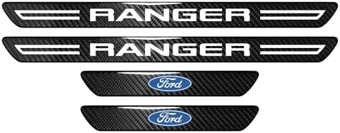 iPick Image for Ford Ranger Real Carbon Fiber 4 Pcs Universal Door Sill Step - Image 2