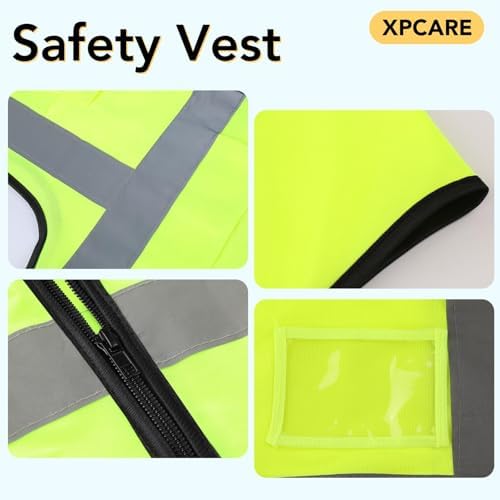XPCARE Reflective Safety Vests For Women Men, High Visibility Security Vest - Image 2