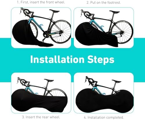 Bike Wheel Cover, High Elasticity Dust-Proof Wheel Protector Cover, Convenient - Image 6