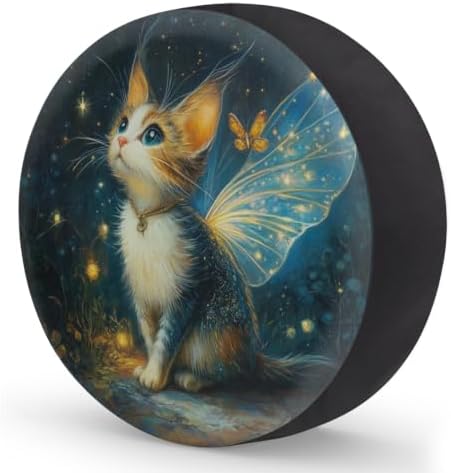 Cat Fairy Spare Tire Cover Dust-Proof Wheel Protector - Image 2