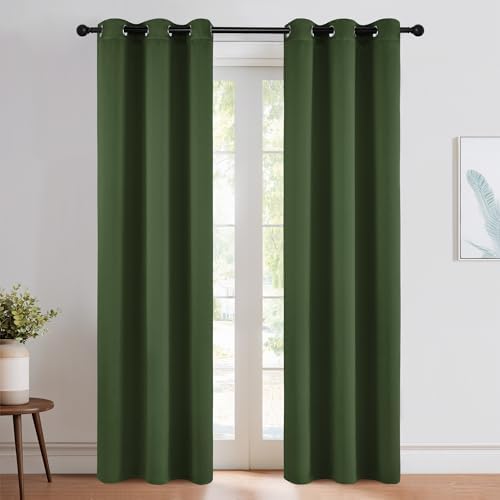 NICETOWN Dark Green Blackout Curtains by NICETOWN