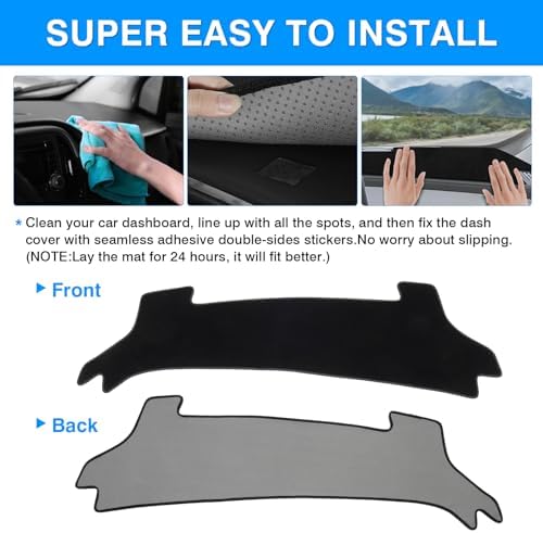 Autorder Dashboard Cover Mat for 2023-2025 2026 Toyota Prius Accessories Dash - Image 5