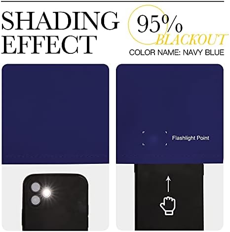 NICETOWN Royal Blue Blackout Curtains - Image 5