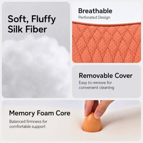 Universal Memory Foam Car Headrest Neck Pillow, Ergonomic Memory Foam Car - Image 6