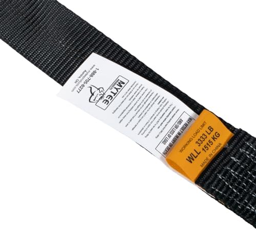 Mytee Products 10 Pack 2" x30' Black Ratchet Straps - Image 6